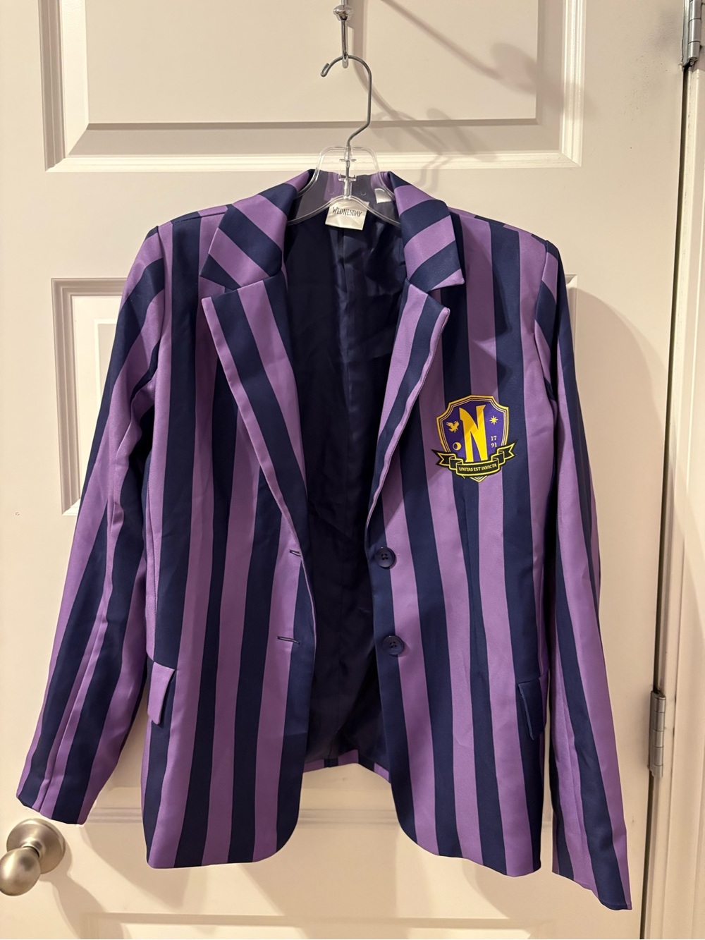 Wednesday Costume Blazer with Crest